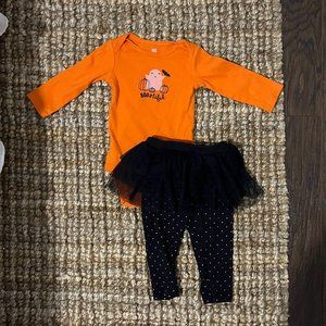 Halloween 12M Baby Girl Outfit